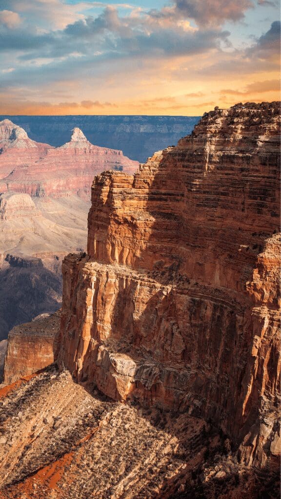 view of beautiful rock formations for as far as the eye can see