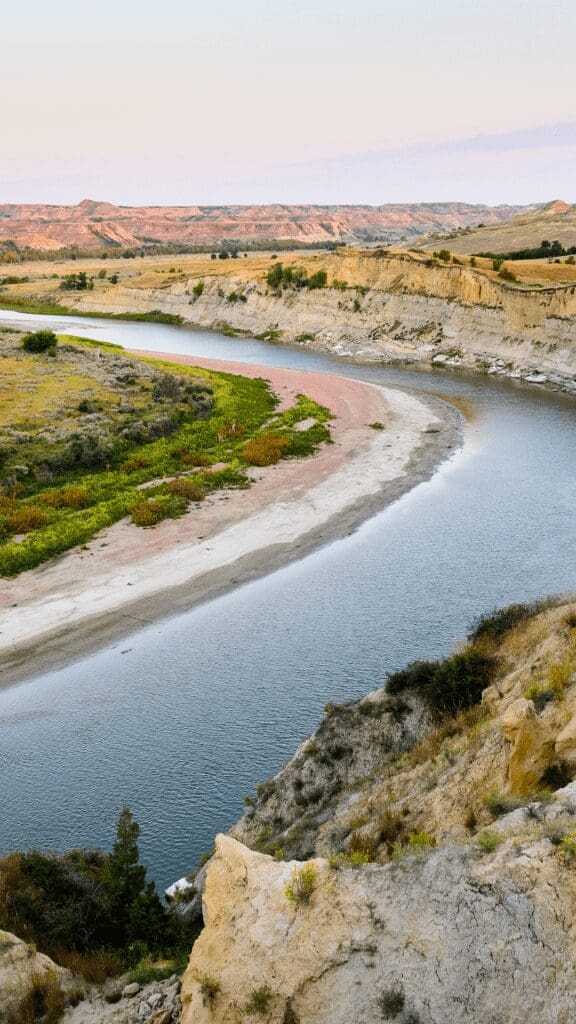river from above