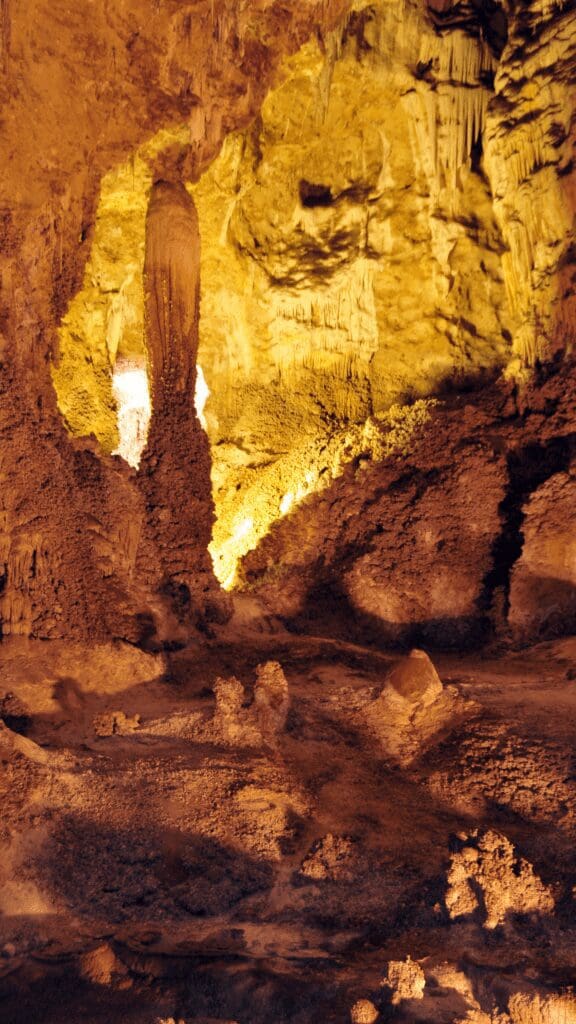 inside the cave
