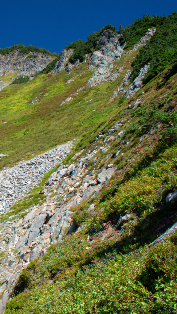 view of mountain slope