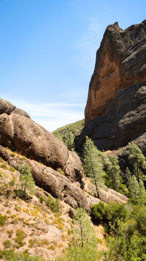 view of rock formations