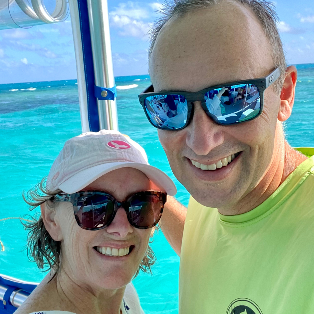 john & bev on boat