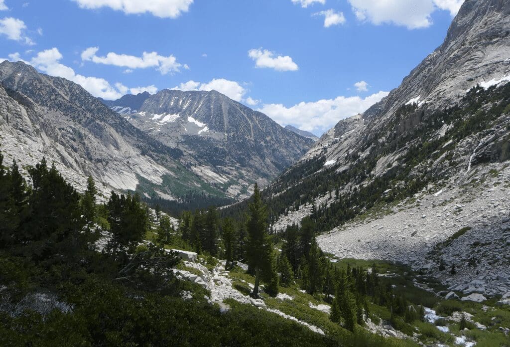 view of the valley