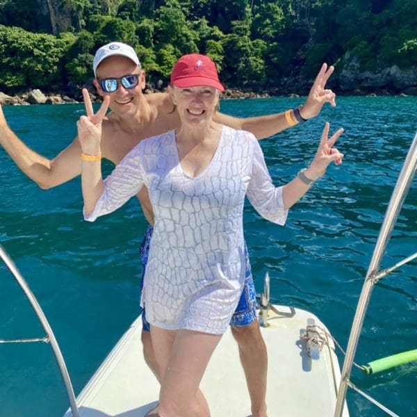 John & Bev on Boat