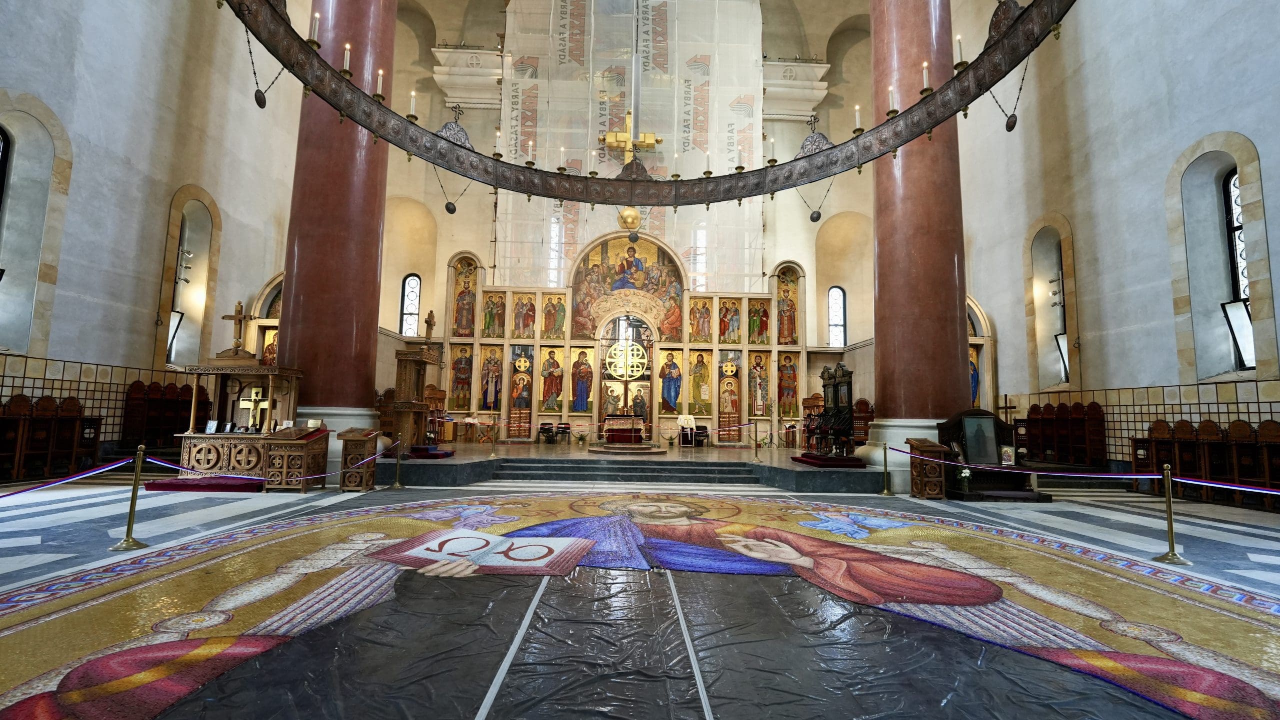 a view of the church