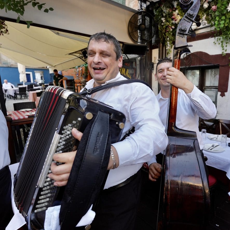 men playing instruments