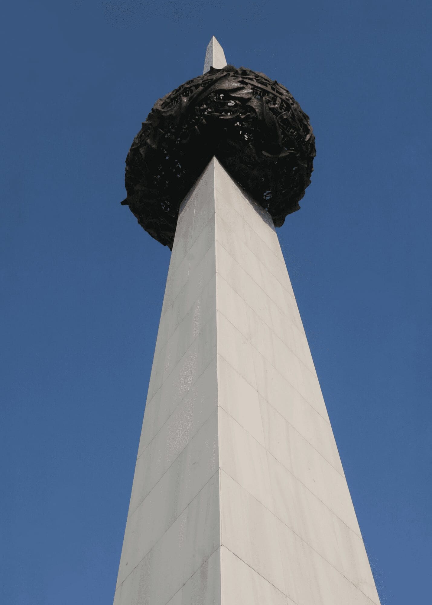 view of memorial from base
