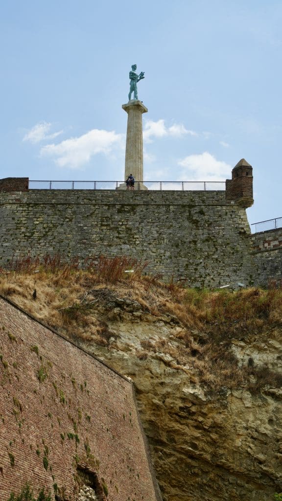 view of fortress from below