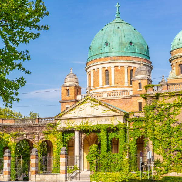 Large Church with a green roof