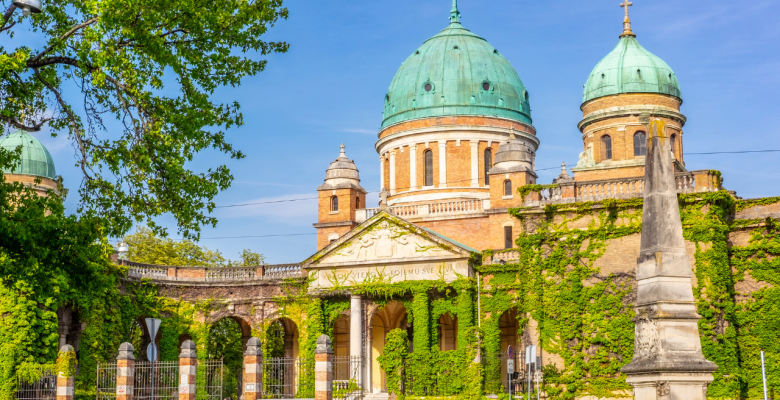 Large Church with a green roof