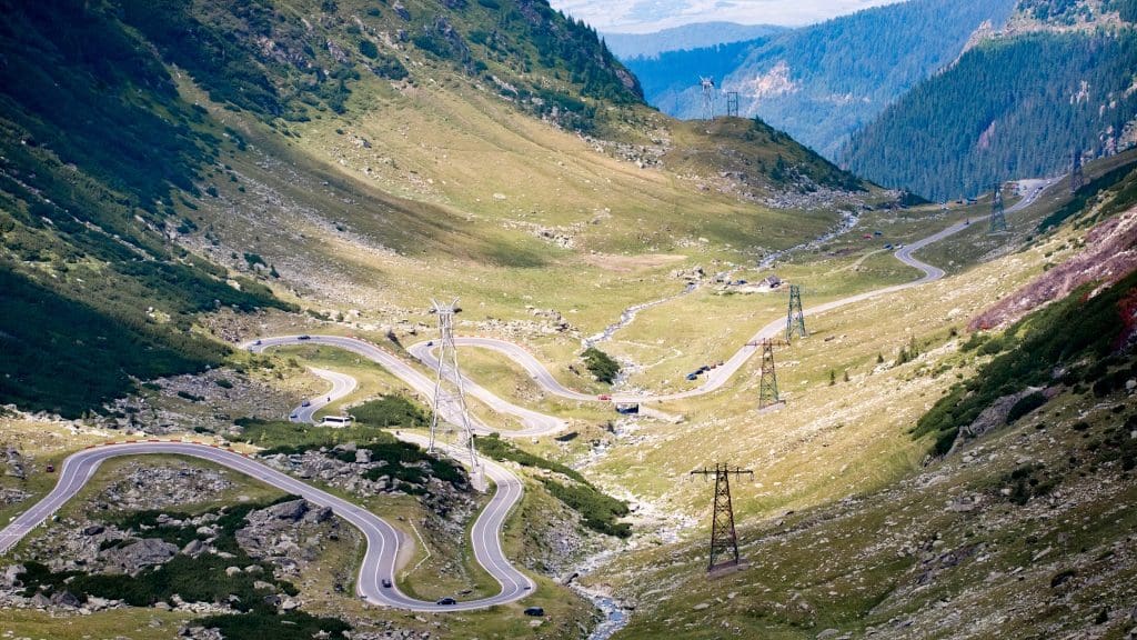 a winding road