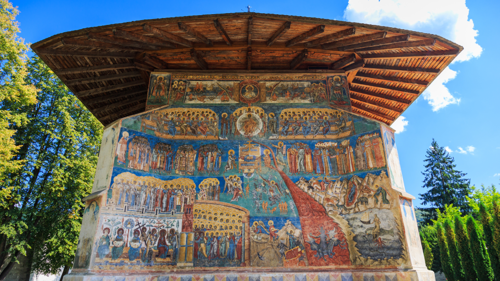 colorful monastery