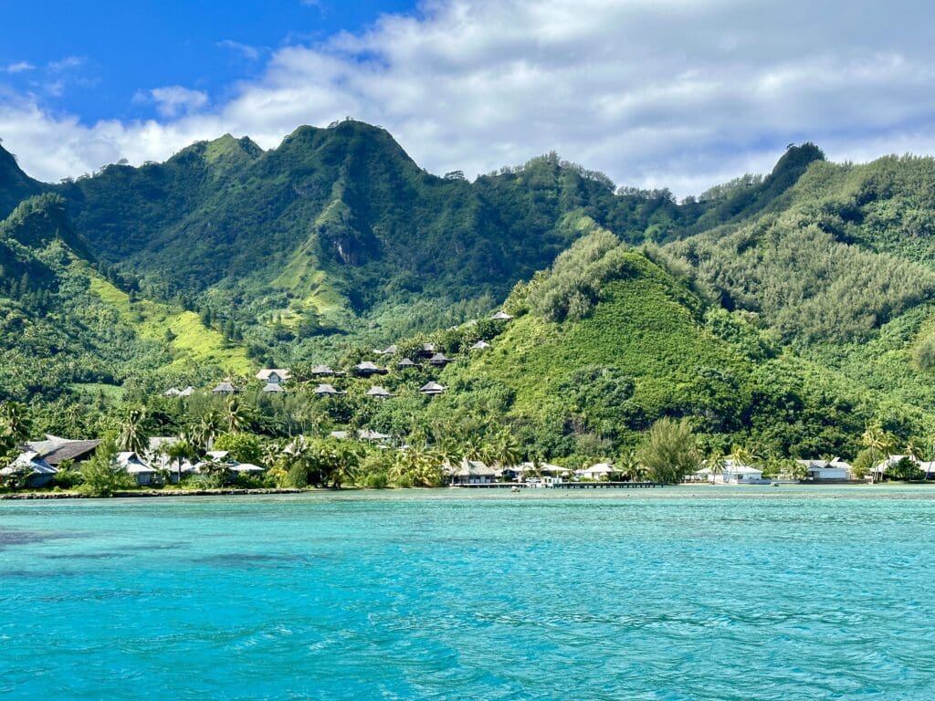 mountainous region of Moorea