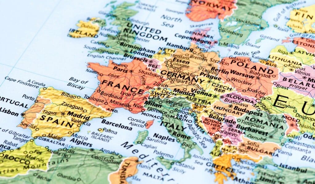 map of europe