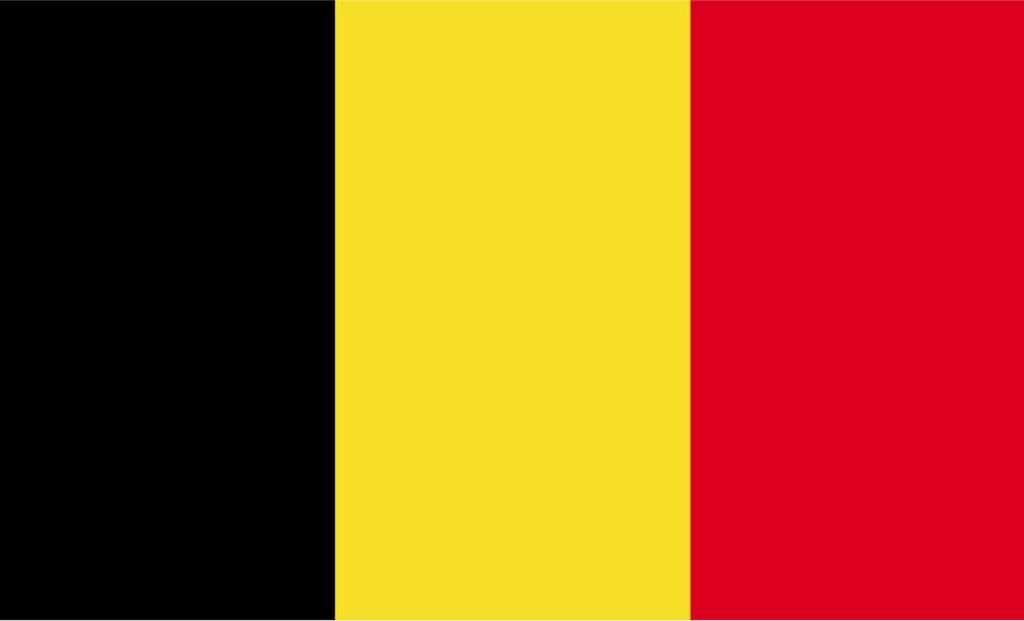 A black, yellow, and red stripe flag.