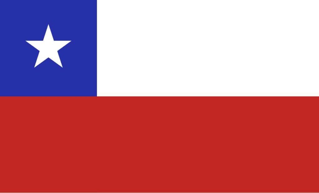 A red, white, and blue flag.