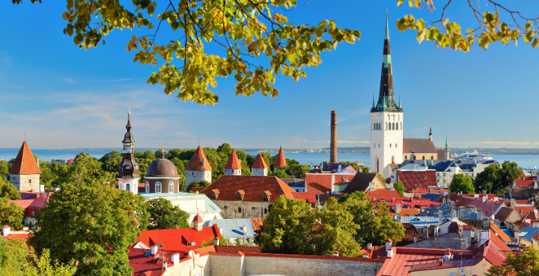 St. Olaf's church in Tallinn Estonia
