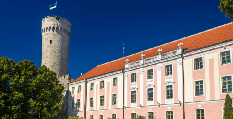 View of Toompea Castle in Tallinn