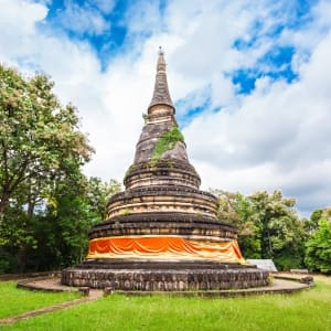 Temple at Wat Umong in Chiang Mai