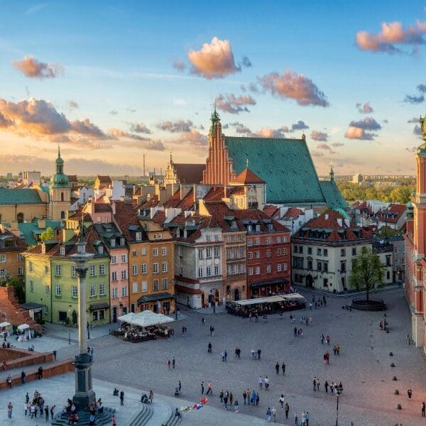 central square of warsaw poland