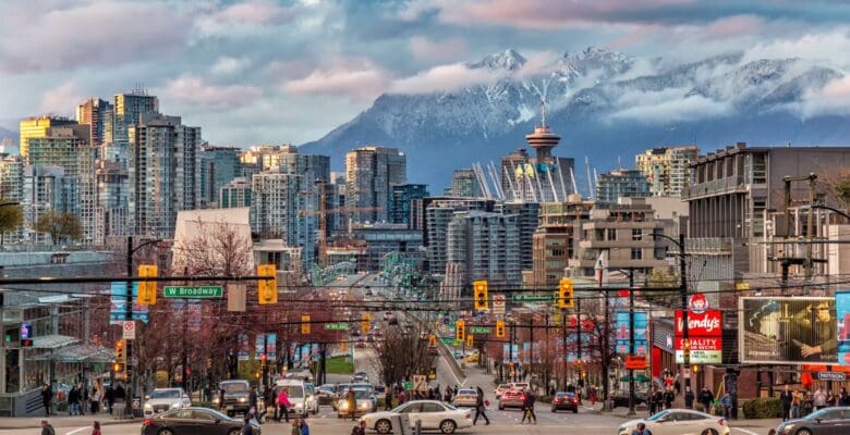skyline of Vancouver Canada