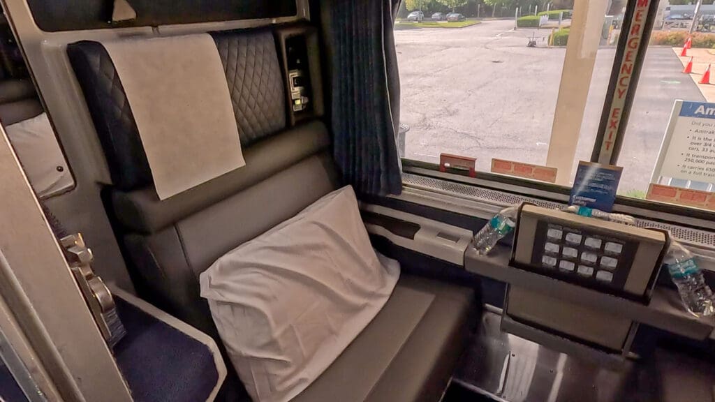A View of the Roomette Seat