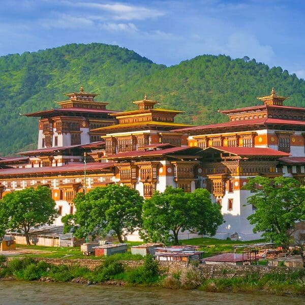 monastery in Bhutan in Asia