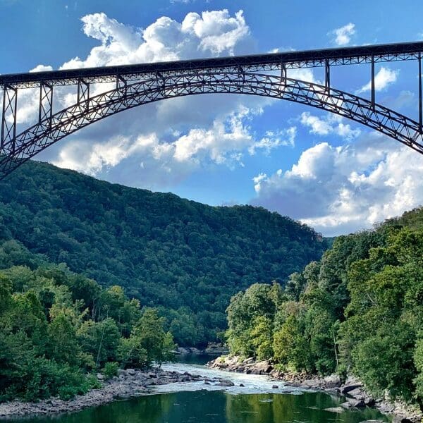 new river gorge bridge over the new river gorge